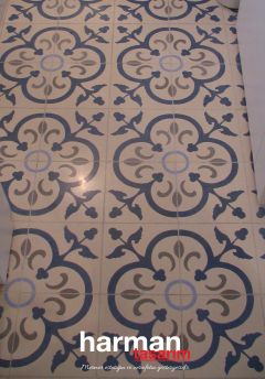 ÇİNİ RESİM   (UYGULAMA 5) desen karosiman tile taş stone marble mermer harman tasarım bodrum istanbul izmir muğla bursa ankara imalat  HT-1