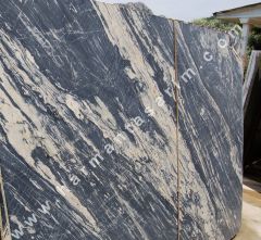PLAKA  nero black marble stone bodrum harman mermer   HT-06